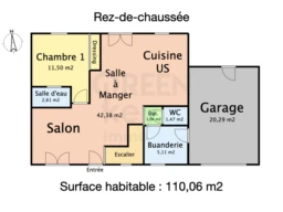 plan rez-de-chaussée