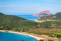 Vue Capo Rosso du terrain