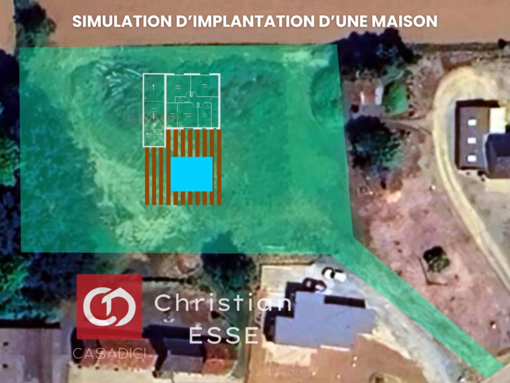 Simulation d'implantation d'une maison