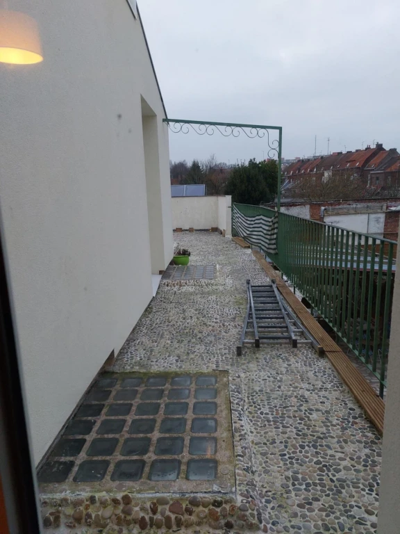 Terrasse à l'étage