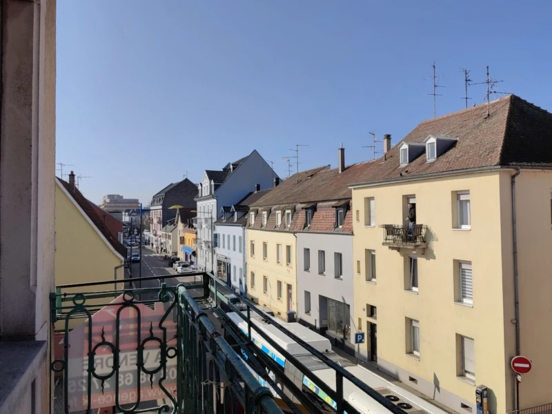 bischheim by ik immobilier vue depuis le balcon