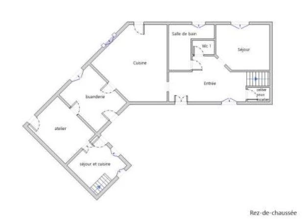 Plan général rez de chaussée