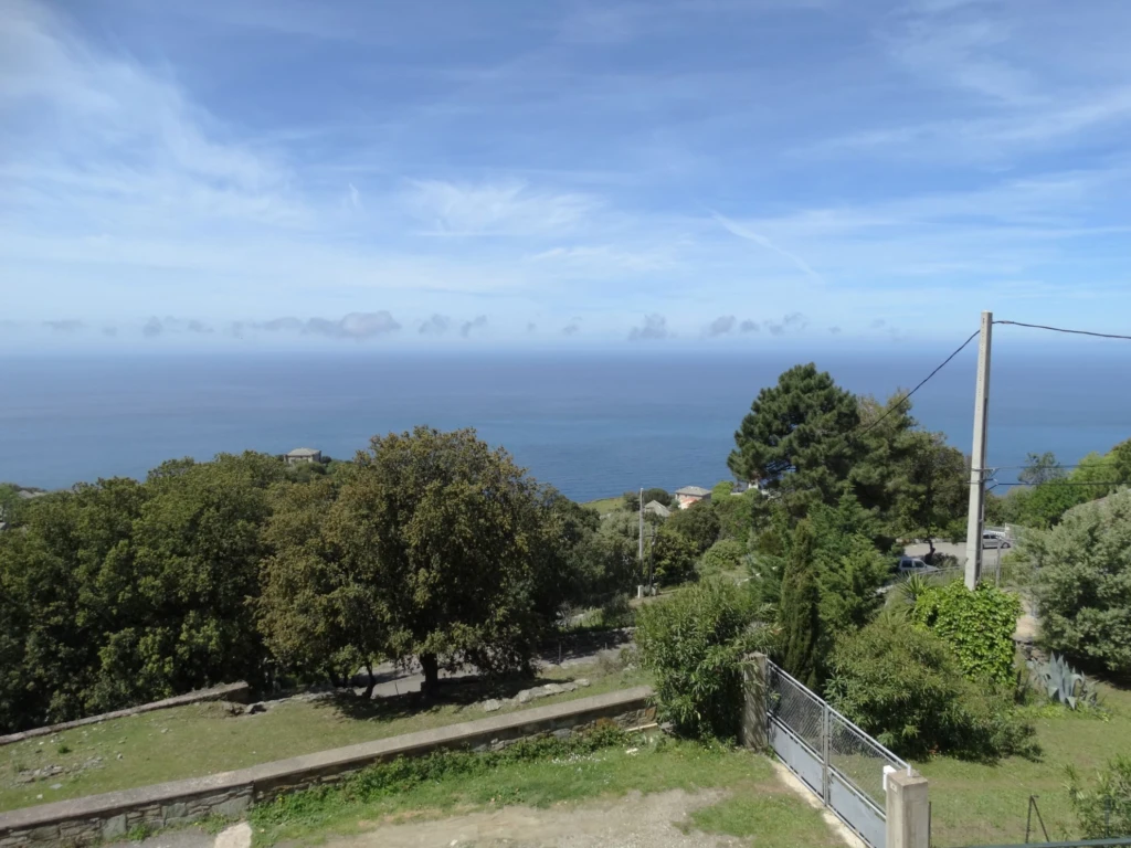 vue du balcon , la mer