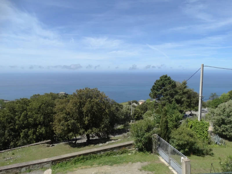vue du balcon , la mer