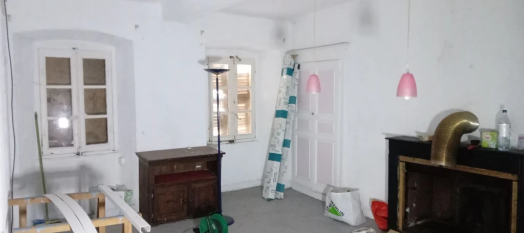 chambre en travaux