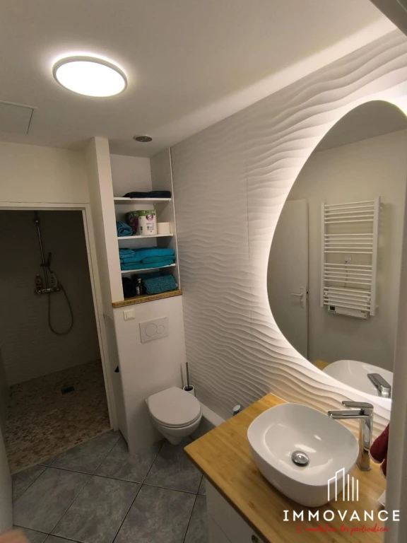 L'appartement, sa salle d'eau