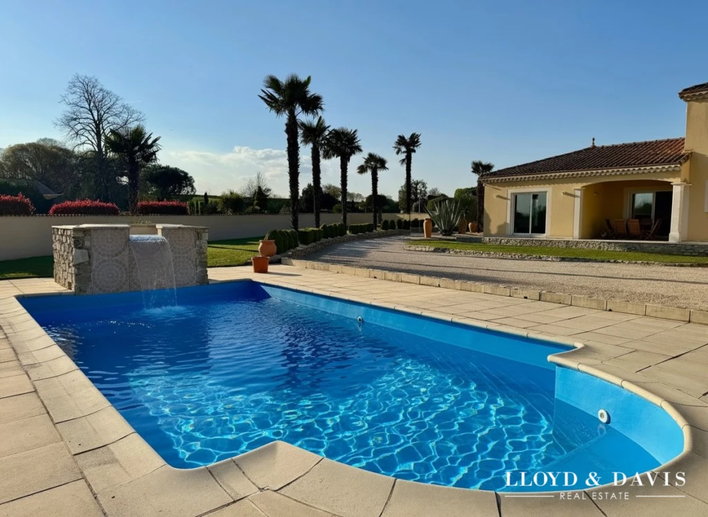 Piscine 4X8 avec jacuzzi