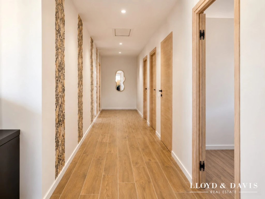 Couloir desservant les chambres