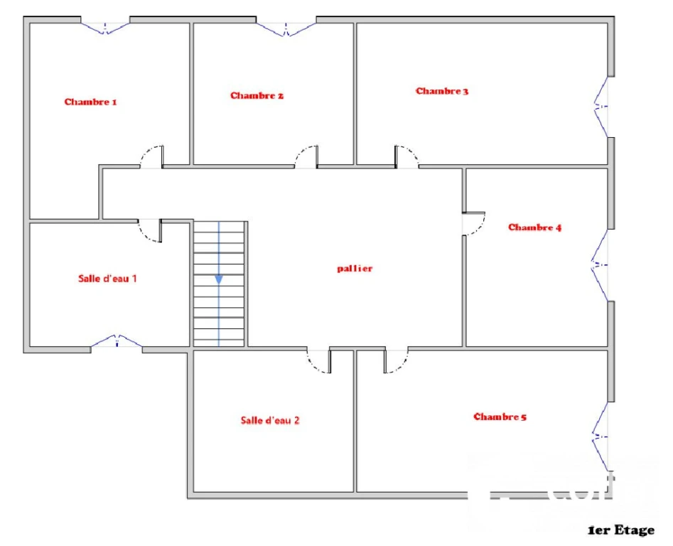 Plan 1er étage
