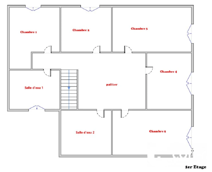 Plan 1er étage