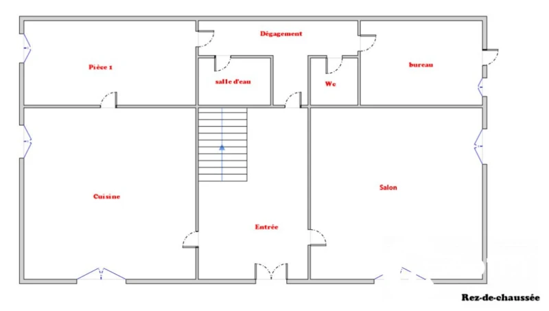 Plan rez-de-chaussée