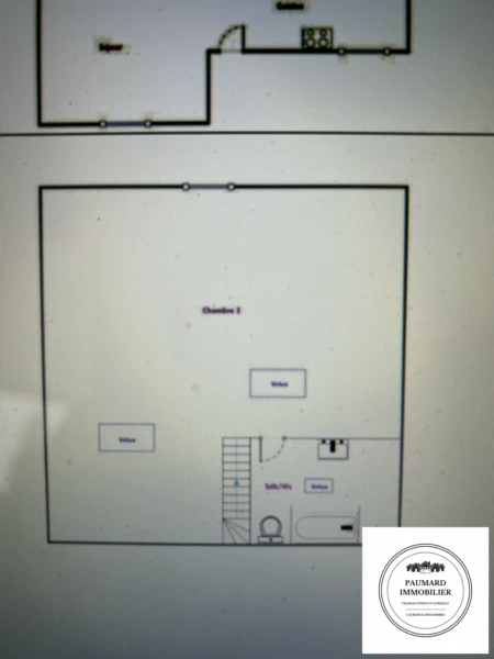 plan étage / possibilité 3 CHAMBRES