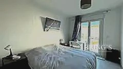 2ème chambre avec balcon et lumière naturelle - T3 2 chambres Avenue Gloria Nice