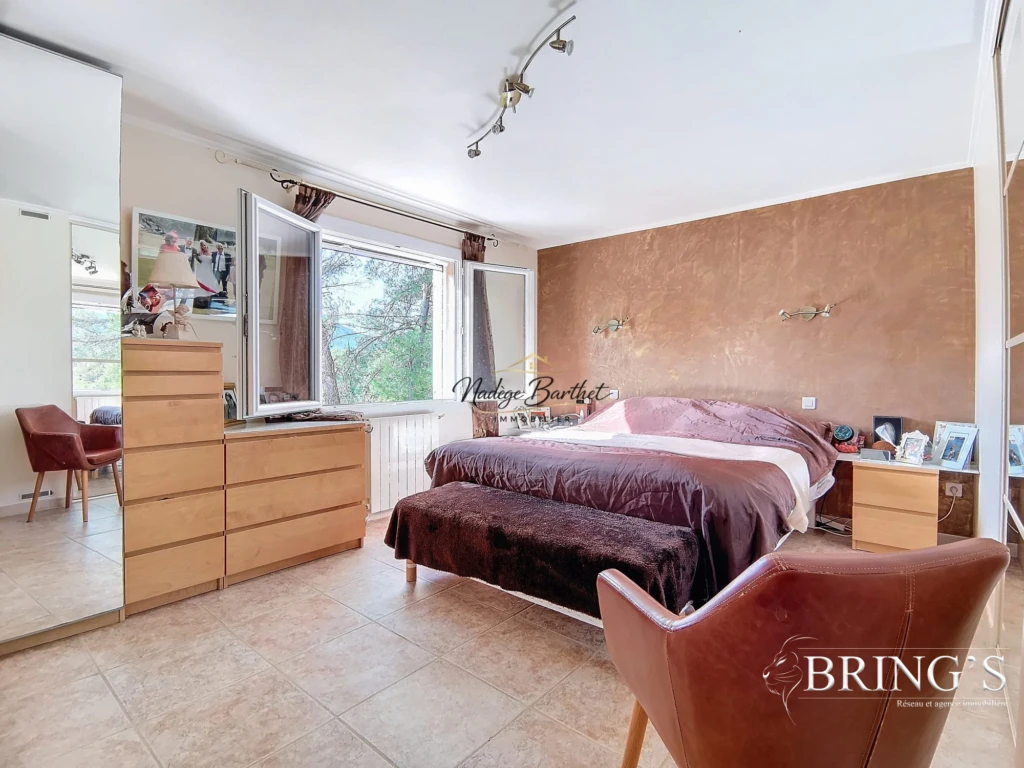 Maison 3 chambres - Rougiers- Chambre parentale