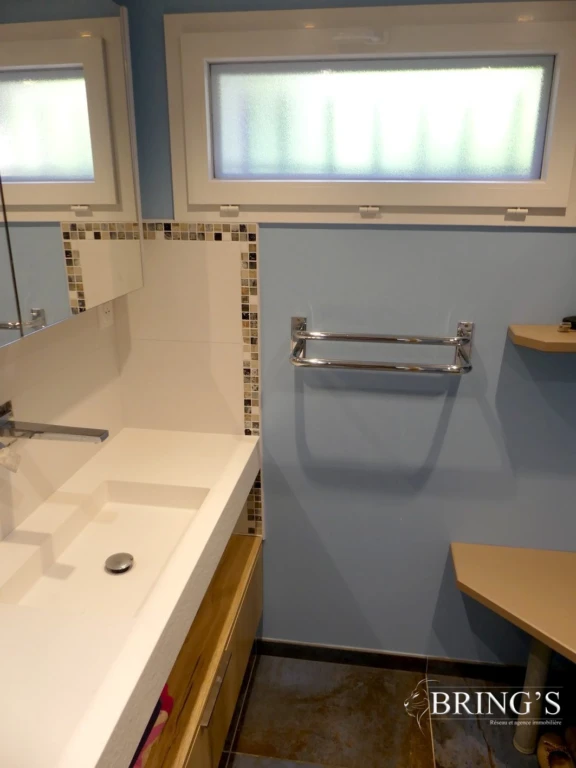 Détail salle de bain entrée