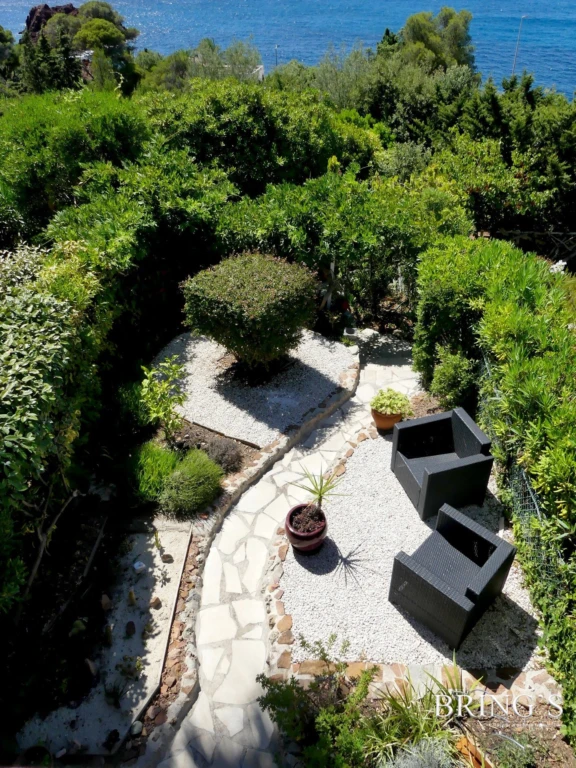 vue jardin de la terrasse