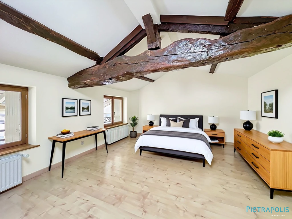 aménagement virtuel grande chambre