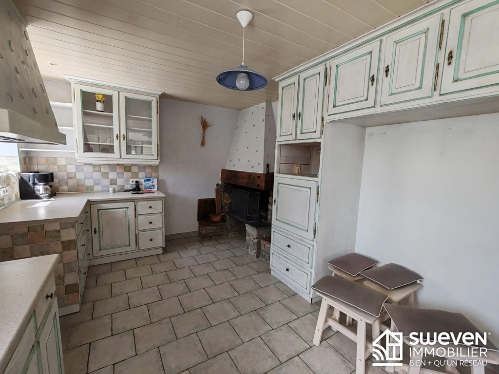 cuisine cheminée T3 1er