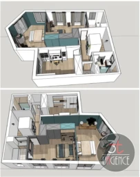 Les éléments mobiliers sont à titre représentatif