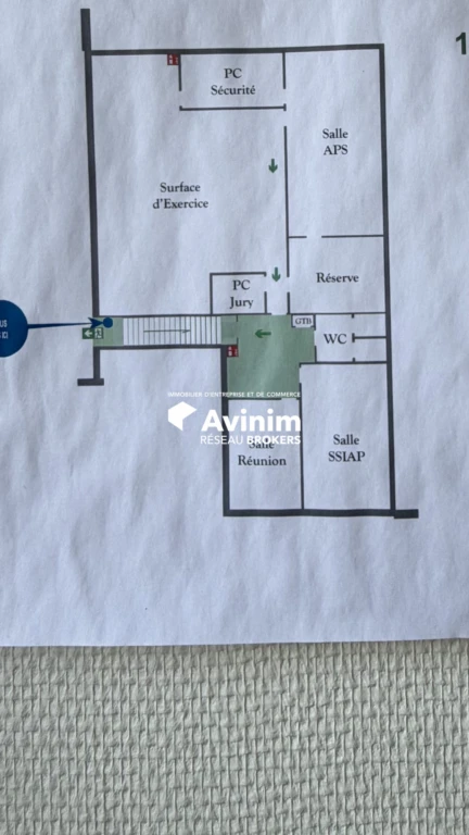 plan bureau Etage 1- 327 m2