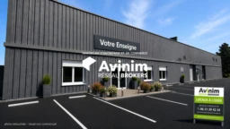 Façade remaniée avec accueil