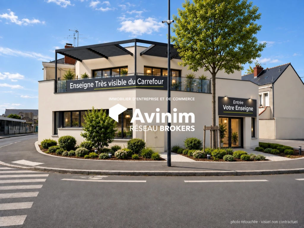 Façade Cellule commerciale 208 m2