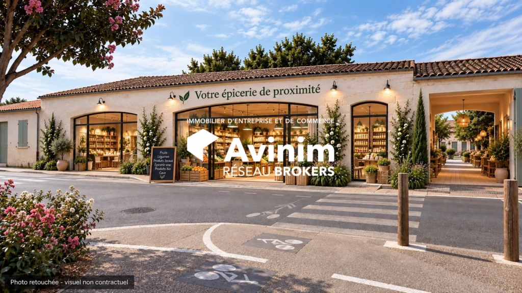 Projection commerce épicerie