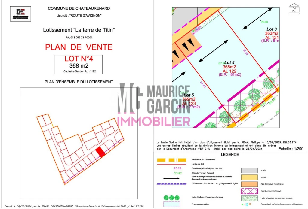 Projet construction à Châteaurenard
