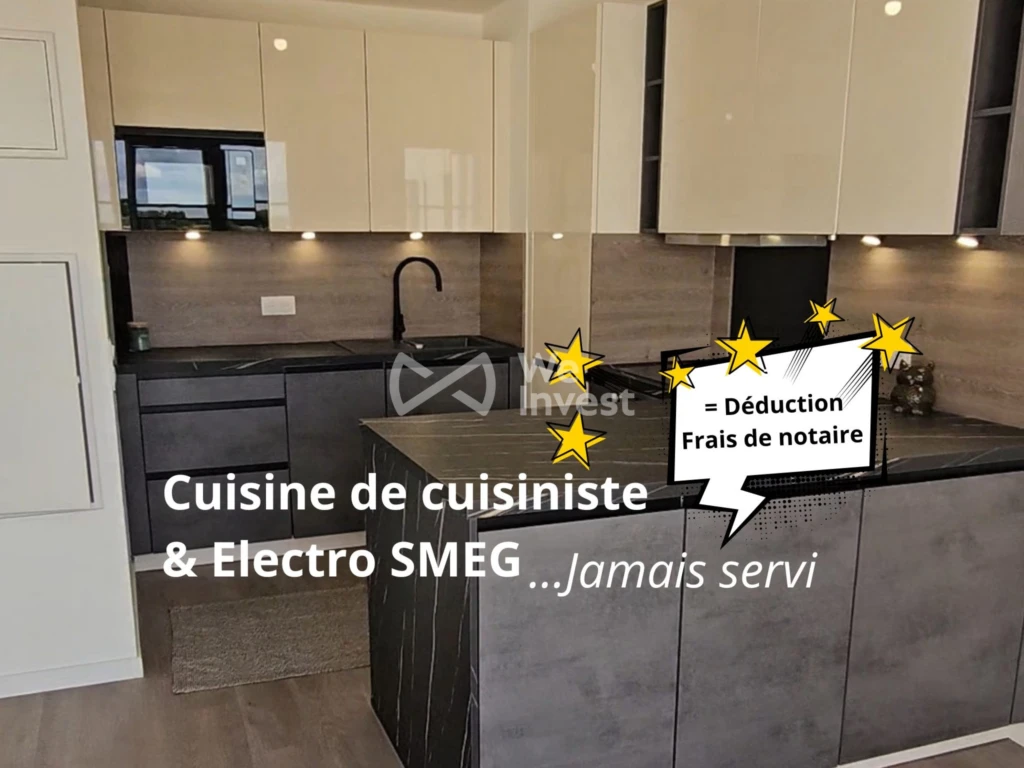 Cuisine haut de gamme neuve (déduite des frais de notaire)