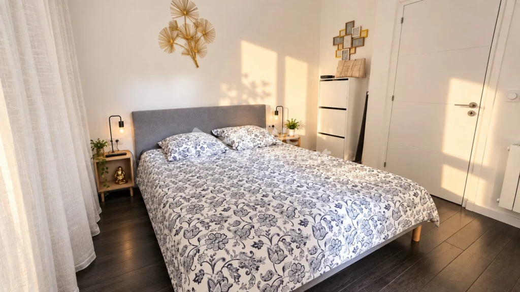 Chambre parentale avec dressing coté jardin