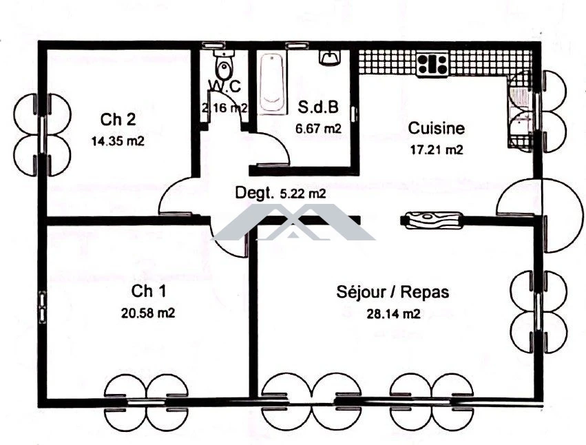 LOGEMENT 1 (RDC)