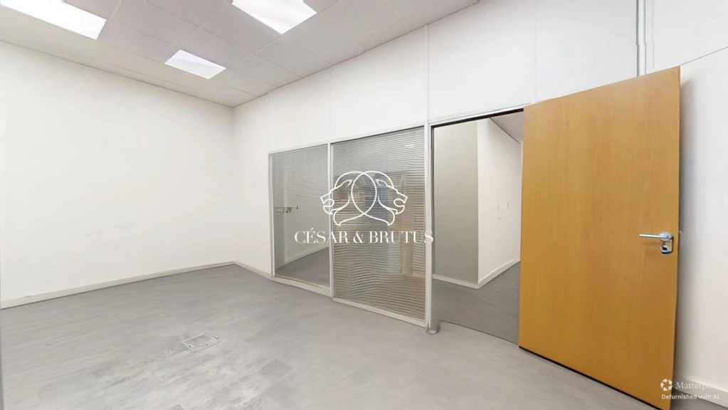 cloisons du bureaux vu interieur