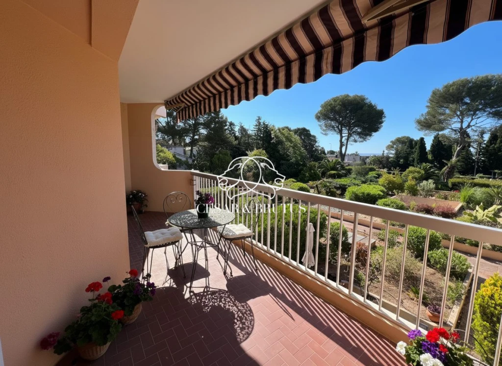 terrasse meublée avec l'IA