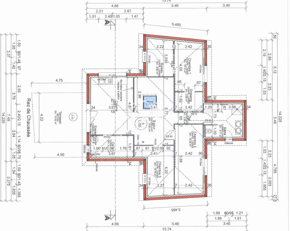 Plan maison Tramoyes