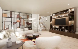 Pièce de vie - Projection architecte home stage virtuel
