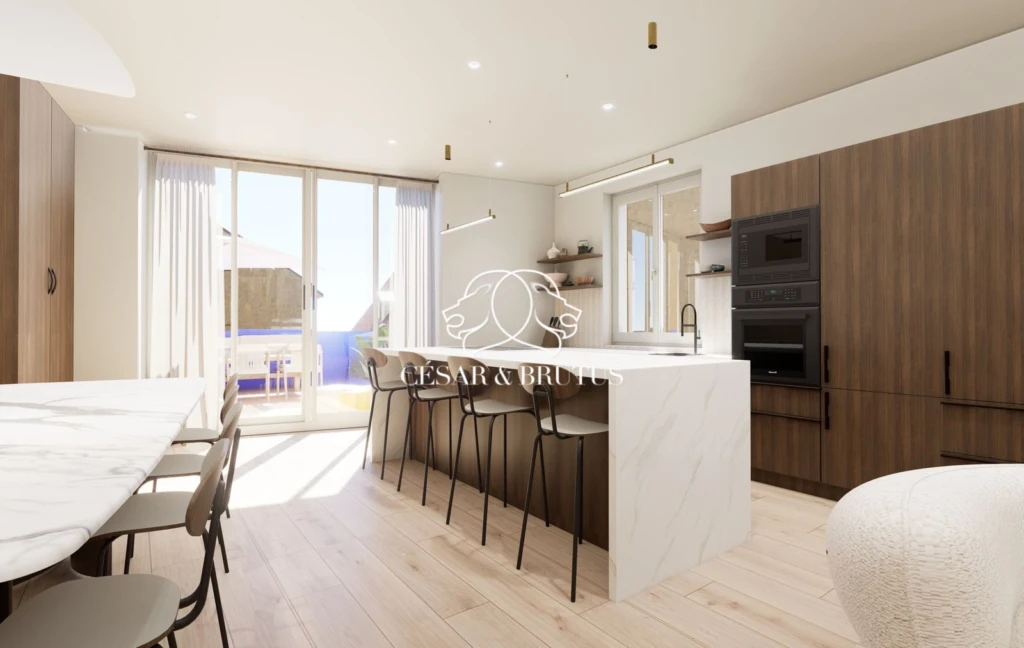 Cuisine - Projection architecte home stage virtuel