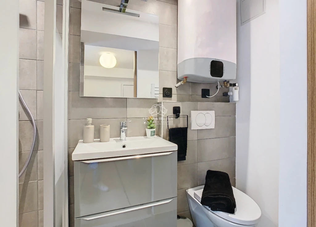 Salle d'eau avec WC