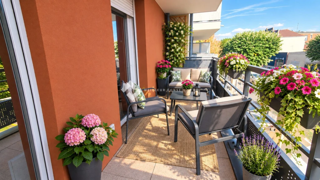 balcon projection avec IA
