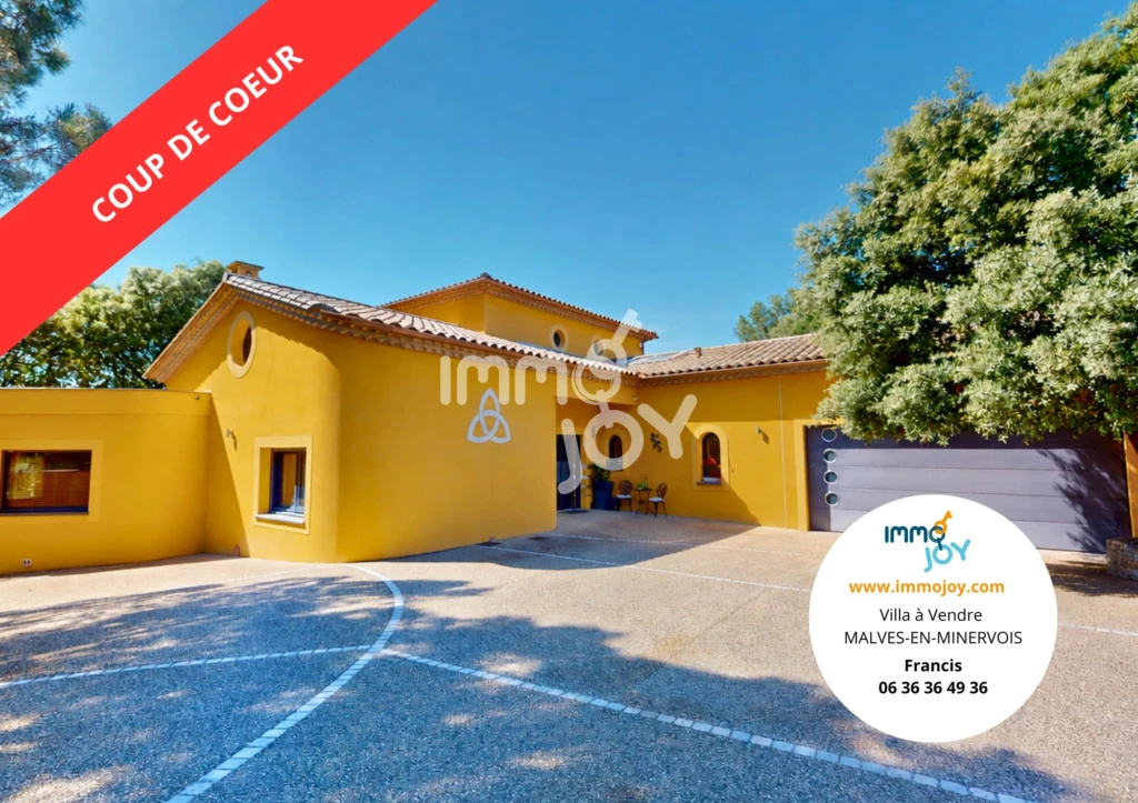 Villa à vendre Malves en Minervois 11  IMMOJOY Francis Lopez