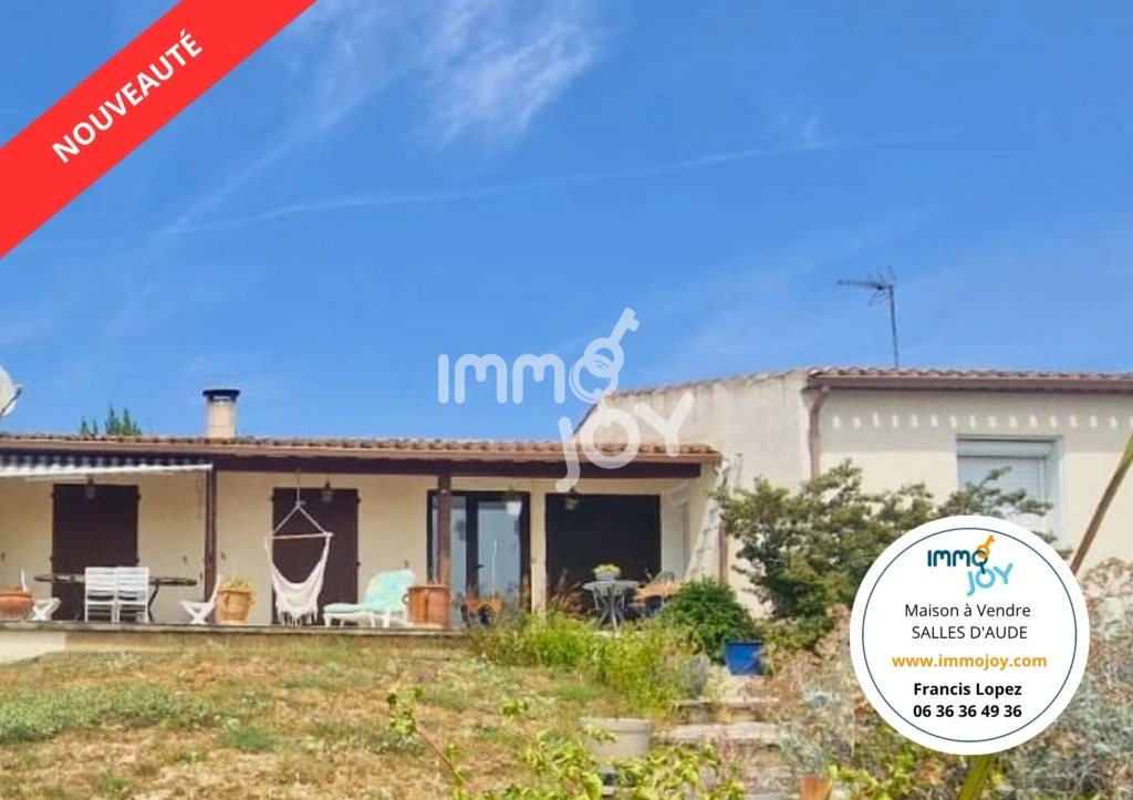 Maison à vendre SALLES D'AUDE 11 IMMOJOY Francis Lopez