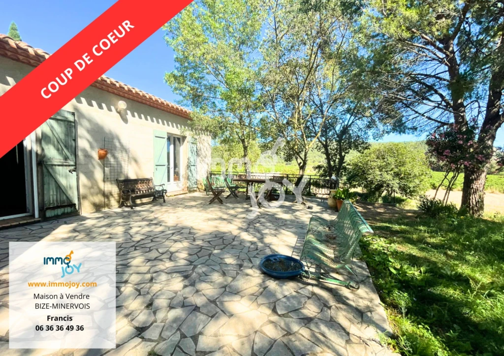 Mas à vendre Bize-Minervois 11 IMMOJOY Francis Lopez