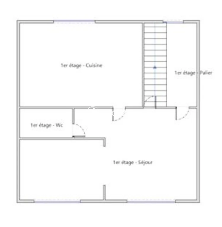 Appartement (1er étage de l'immeuble)