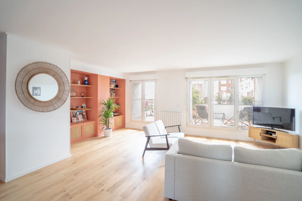 Loue meublé un superbe Duplex neuf de 108m² + 20m² de terrasse exposé plein Sud, dernier étage (loyer tout inclus) 4