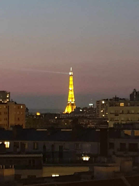 À 10 minutes à pied de Paris - Charmant studio avec vue imprenable sur la Tour Eiffel & les toits de Paris (loyer tout inclus) 8