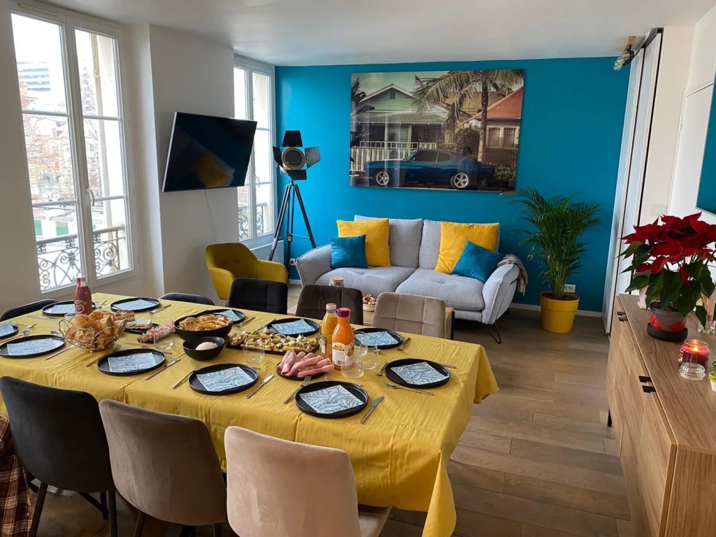 Chaleureux et lumineux T3 meublé de 54m2 disponible le 1er Avril (loyer tout inclus) 1