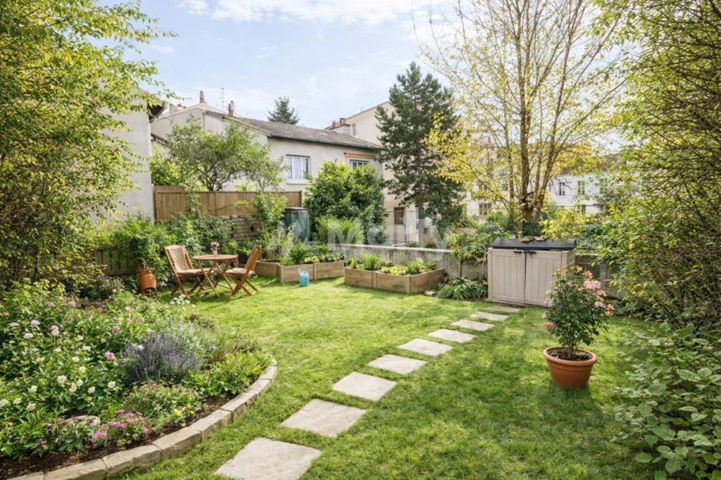 Jardin - Photo transformée avec l'IA