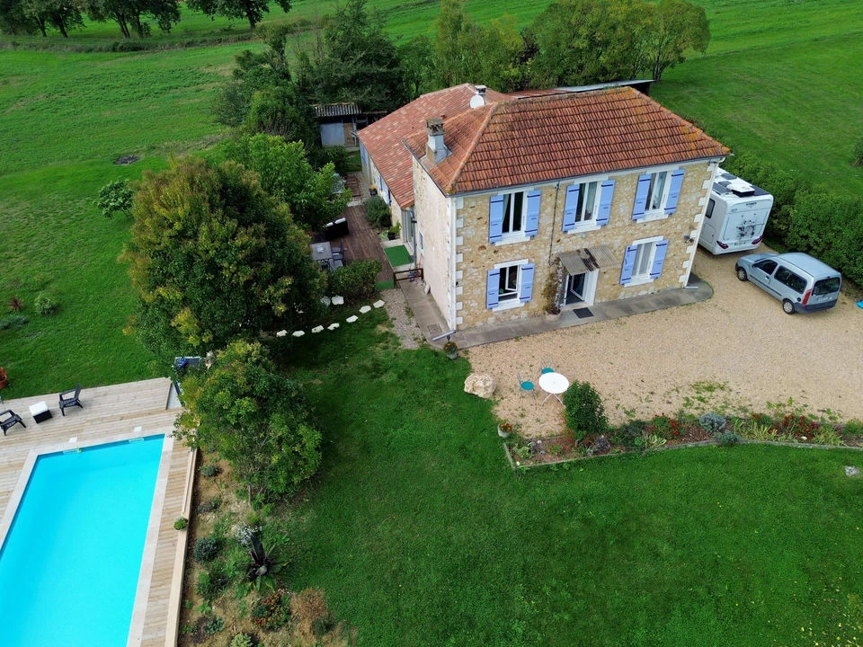 #ferme #gers #luxe #piscine #maison