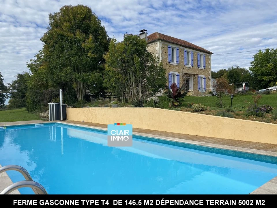 #ferme #gers #luxe #piscine #maison