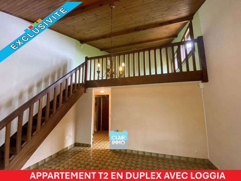 #appartement #t2 #duplex #barbotanlesthermes #caza