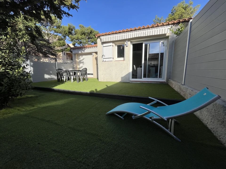 T3, Sausset-les-pins, jardin, bord de mer
